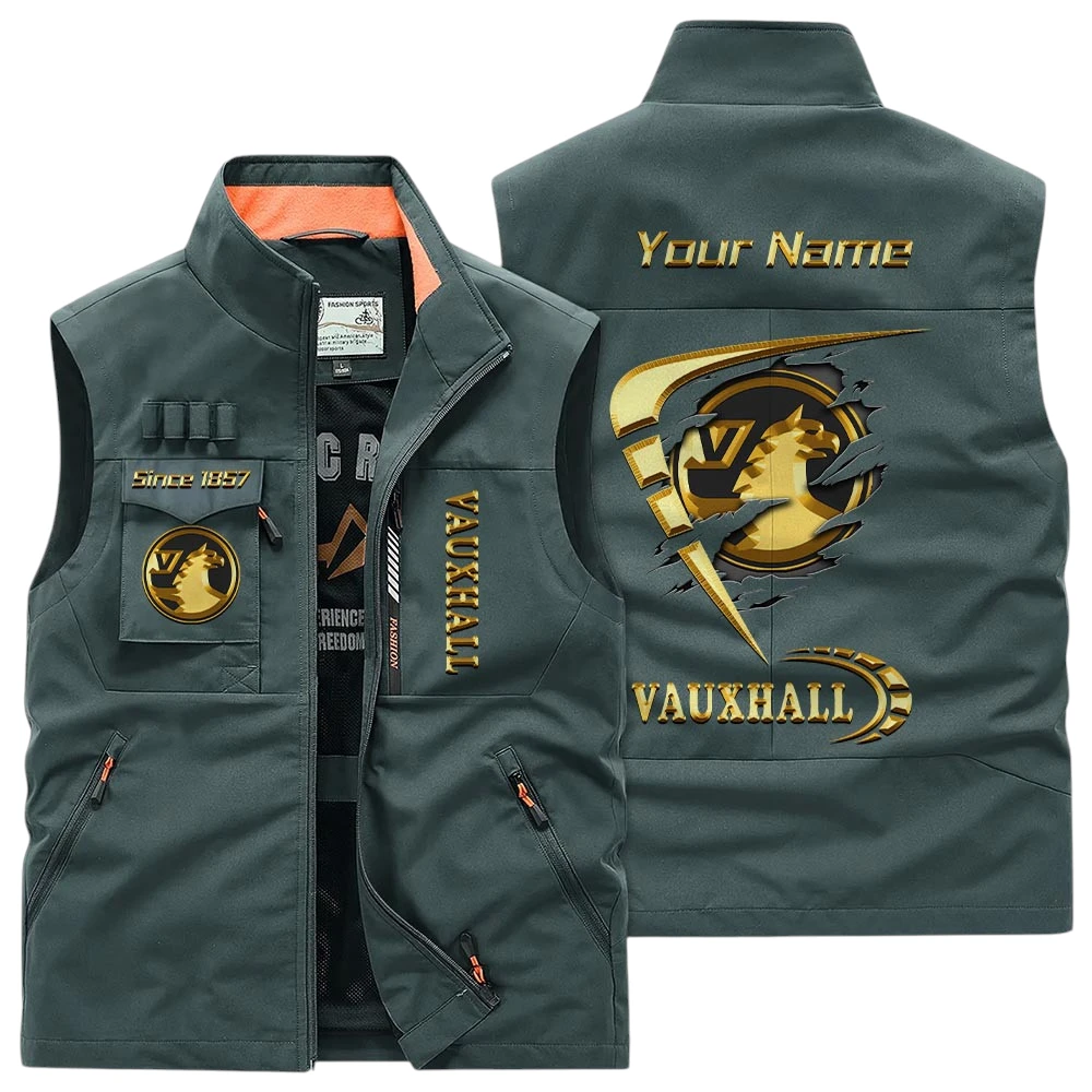 Vauxhall Multi Pocket Vest Sleeveless Men Outdoor Vest Lightweight Custom Name TN230425Y39MPVCT1VLL Vauxhall Multi Pocket Vest Sleeveless Men Outdoor Vest Lightweight Custom Name TN230425Y39MPVCT1VLL