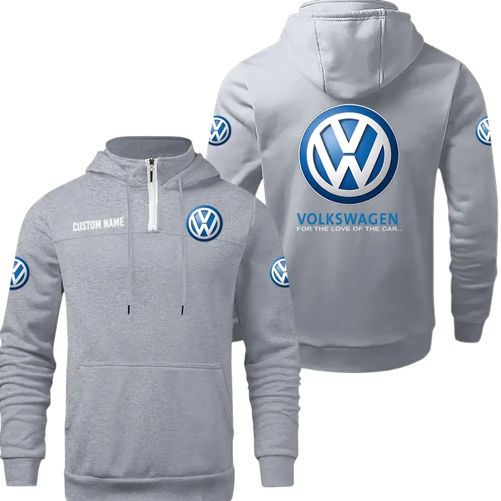 Volkswagen Quarter Zip Hoodie, Sports Hoodie Custom Name TN290325Y50HZ44CT4VOL Volkswagen Quarter Zip Hoodie, Sports Hoodie Custom Name TN290325Y50HZ44CT4VOL
