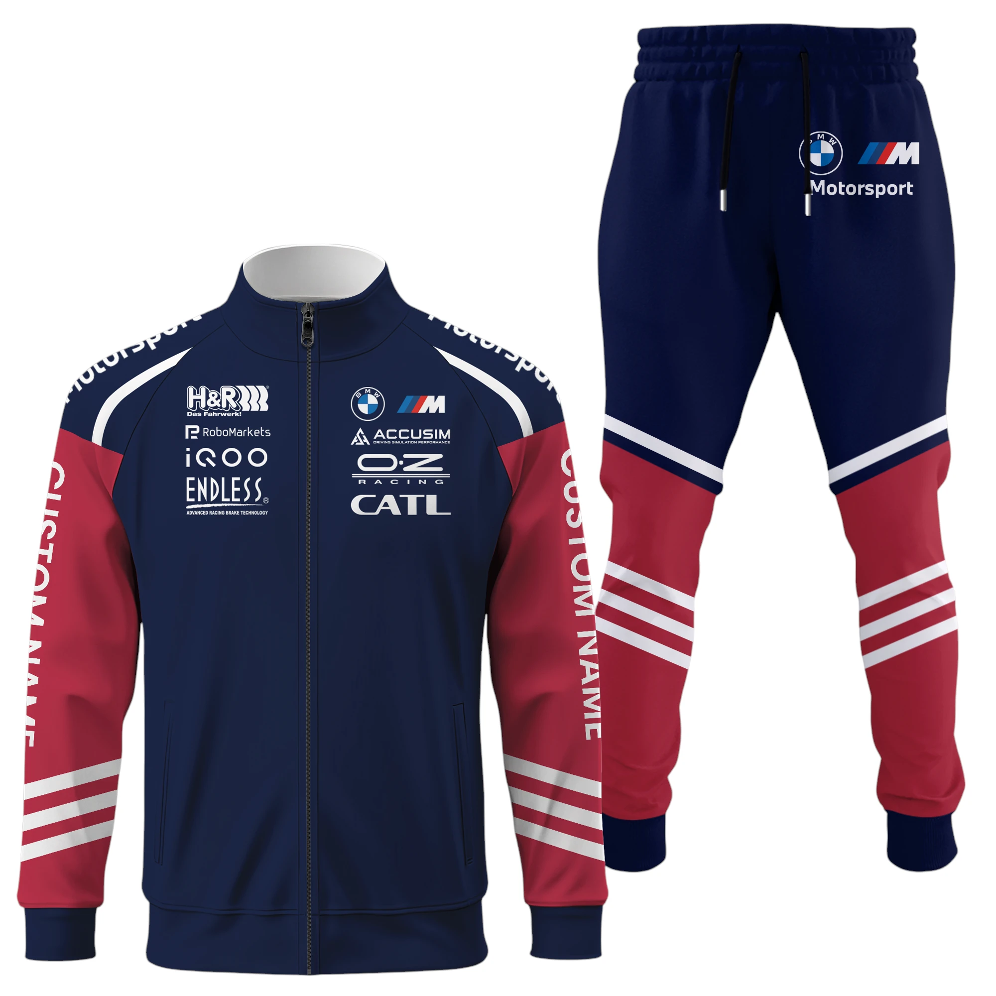 BMW M Motorsport Racing Long Sleeve Shirt Full Zip x Long Pants Set All Over Print, Sports Style Custom Name HIDI030425Y53S16JKBMM BMW M Motorsport Racing Long Sleeve Shirt Full Zip x Long Pants Set All Over Print, Sports Style Custom Name HIDI030425Y53S16JKBMM