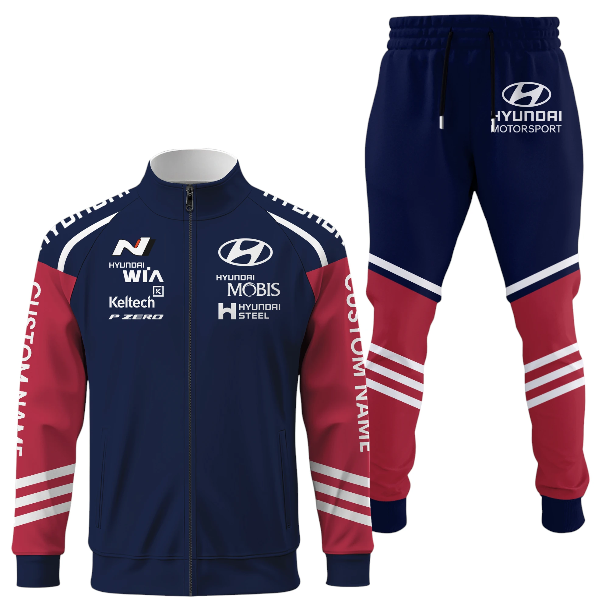Hyundai Motorsport Racing Long Sleeve Shirt Full Zip x Long Pants Set All Over Print, Sports Style Custom Name HIDI030425Y53S16JKHYM Hyundai Motorsport Racing Long Sleeve Shirt Full Zip x Long Pants Set All Over Print, Sports Style Custom Name HIDI030425Y53S16JKHYM