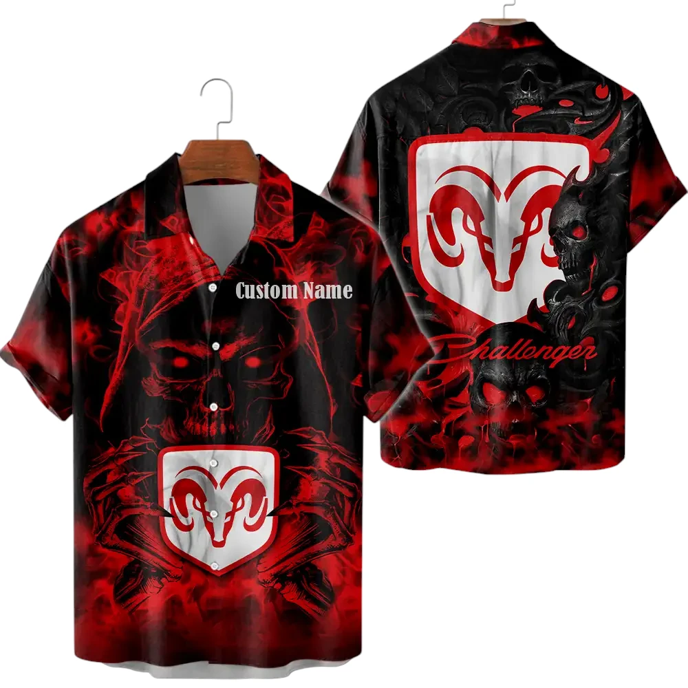Dodge Challenger Limited 2025 Button Up Hawaiian Shirt All-over Print Trending This Summer, Custom Name HG050425Y7HWCT1DOD Dodge Challenger Limited 2025 Button Up Hawaiian Shirt All-over Print Trending This Summer, Custom Name HG050425Y7HWCT1DOD