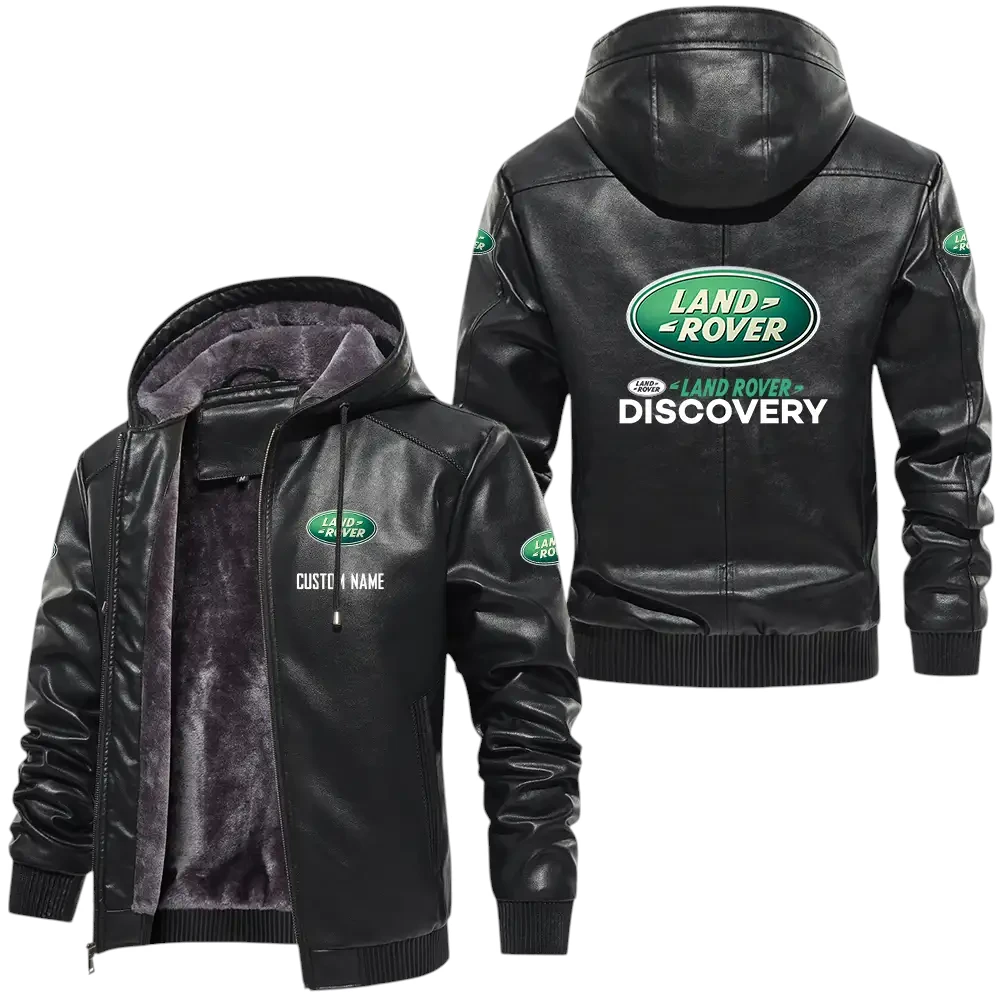 Land Rover Discovery PU Leather Hooded Jacket, Mens Durable Windproof Keep Warm Soft Velvet Lined Jacket, Custom Name HG040325Y24LJH2LRD Land Rover Discovery PU Leather Hooded Jacket, Mens Durable Windproof Keep Warm Soft Velvet Lined Jacket, Custom Name HG040325Y24LJH2LRD