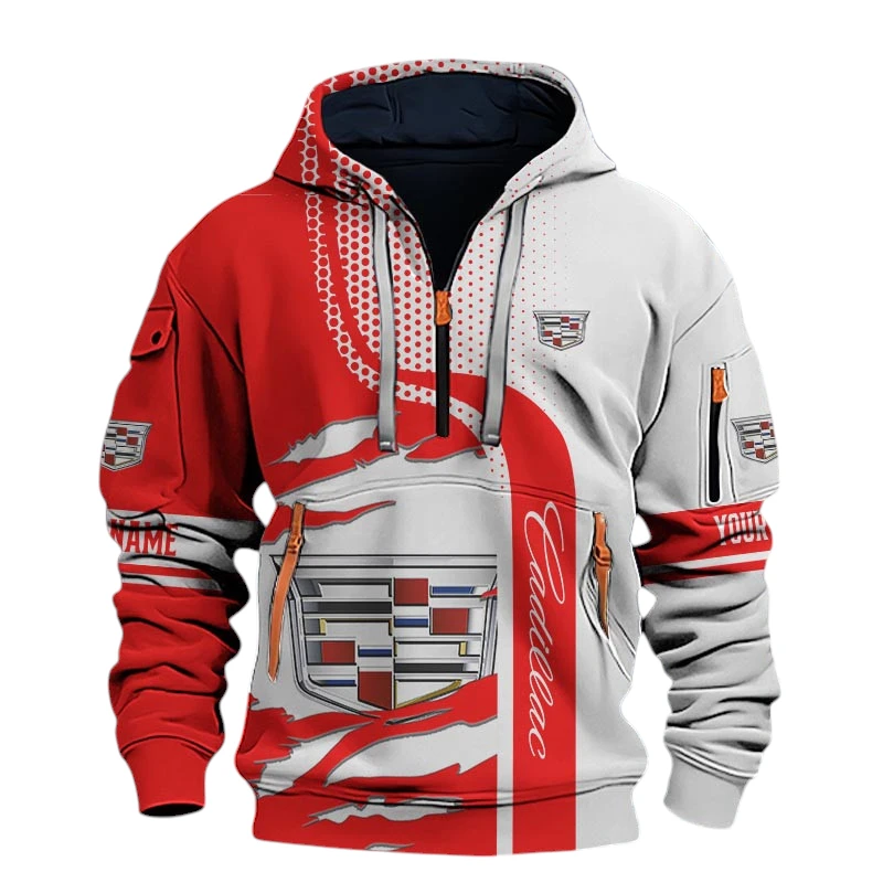 Cadillac Half Zip Hoodie All Over Prints, Multi-Pockets Custom Name TN130525Y26QZ3CT1CAD Cadillac Half Zip Hoodie All Over Prints, Multi-Pockets Custom Name TN130525Y26QZ3CT1CAD