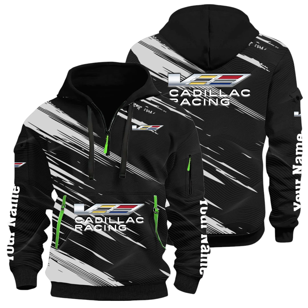 Cadillac Racing Half Zip Hoodie All Over Prints, Multi-Pockets Custom Name HIHI240625Y26QZ3HCAR Cadillac Racing Half Zip Hoodie All Over Prints, Multi-Pockets Custom Name HIHI240625Y26QZ3HCAR