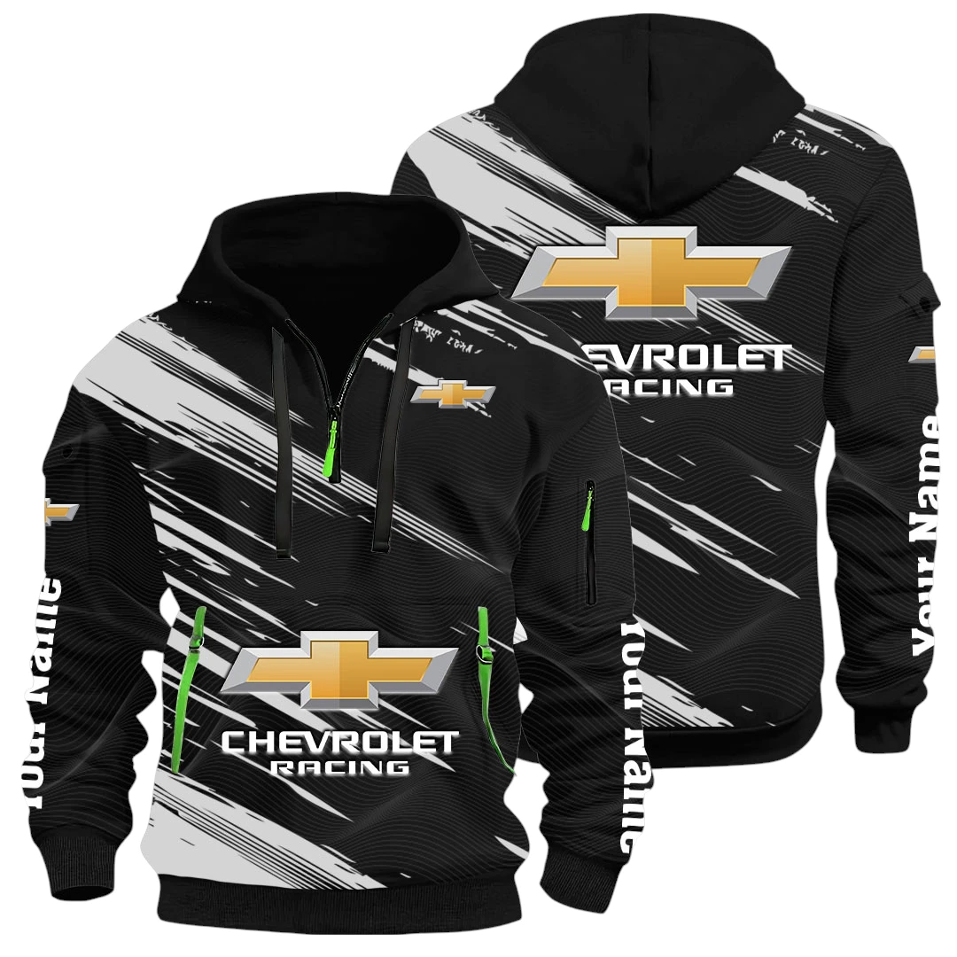 Chevrolet Motorsports Half Zip Hoodie All Over Prints, Multi-Pockets Custom Name HIHI240625Y26QZ3HCHM Chevrolet Motorsports Half Zip Hoodie All Over Prints, Multi-Pockets Custom Name HIHI240625Y26QZ3HCHM