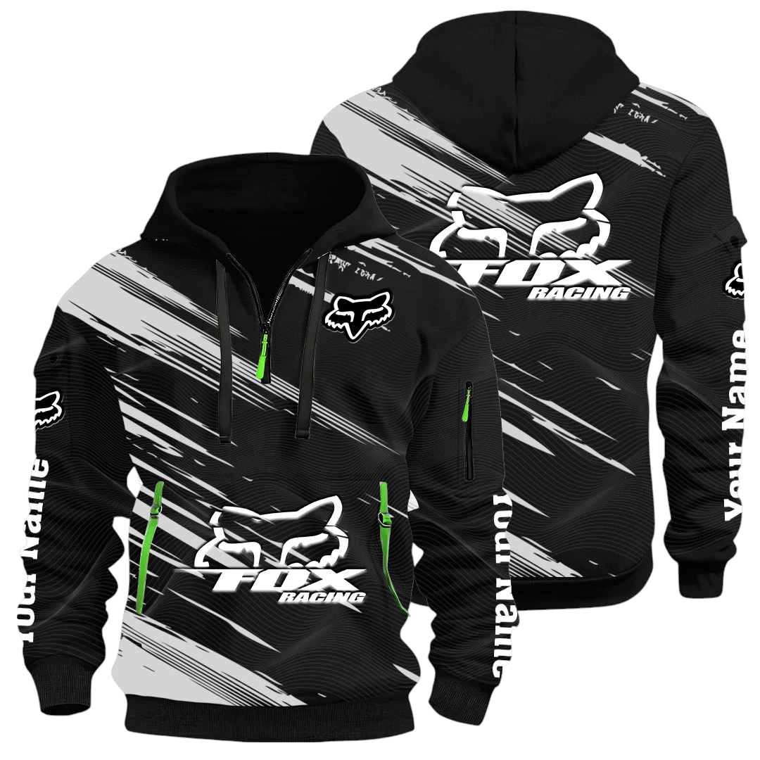 Fox Racing Half Zip Hoodie All Over Prints, Multi-Pockets Custom Name HIHI240625Y26QZ3HFRA Fox Racing Half Zip Hoodie All Over Prints, Multi-Pockets Custom Name HIHI240625Y26QZ3HFRA