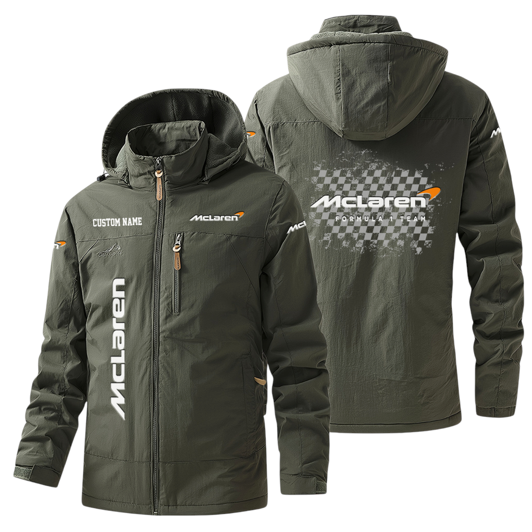 McLaren Racing Limited Windbreaker Jacket Hooded Warm Lining Waterproof Custom Name McLaren Racing Limited Windbreaker Jacket Hooded Warm Lining Waterproof Custom Name