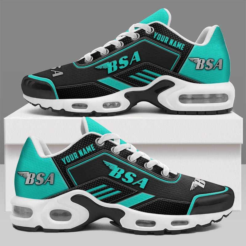 BSA Motorcycles Air Max Plus Shoes Unisex Customize Your Name BSA Motorcycles Air Max Plus Shoes Unisex Customize Your Name