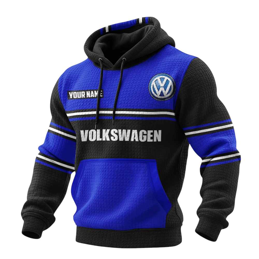 Volkswagen Waffle Pullover Hoodie 3D Customize Your Name Volkswagen Waffle Pullover Hoodie 3D Customize Your Name