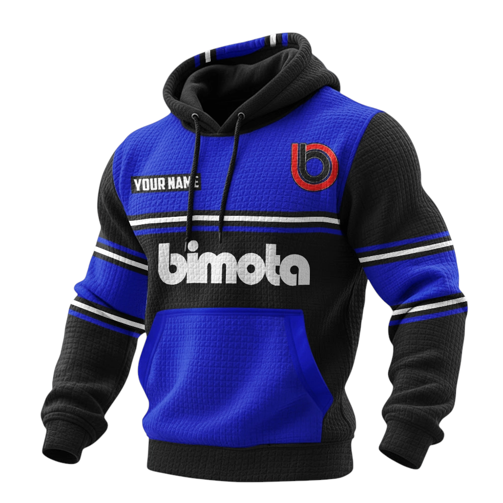 Bimota Waffle Pullover Hoodie 3D Customize Your Name Bimota Waffle Pullover Hoodie 3D Customize Your Name