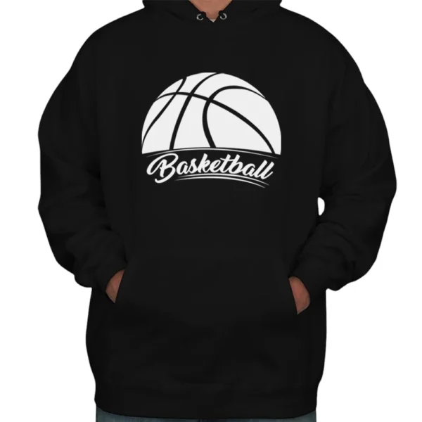Basketball Never Stop Hoodie - Black