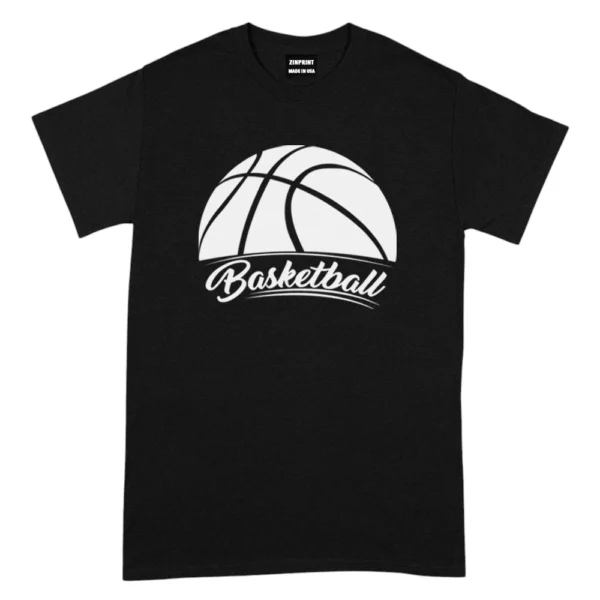 Basketball Never Stop TShirt - Black