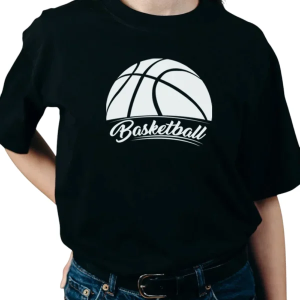 Basketball Never Stop TShirt - Black