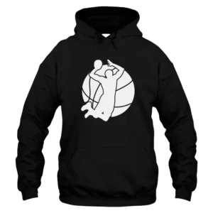 Basketball Winner Champion Hoodie - Black