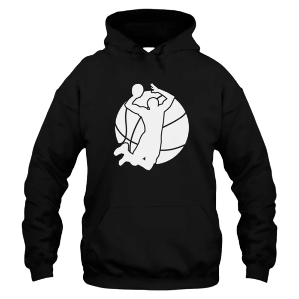 Basketball Winner Champion Hoodie - Black