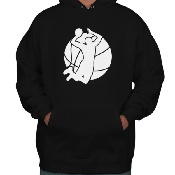 Basketball Winner Champion Hoodie - Black