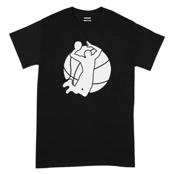 Basketball Winner Champion TShirt - Black