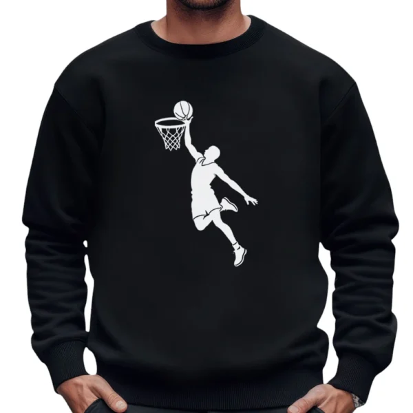 I Love Basketball Sweatshirts - Black