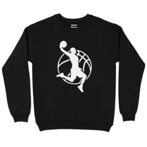 Life Is Basketball Sweatshirts - Black