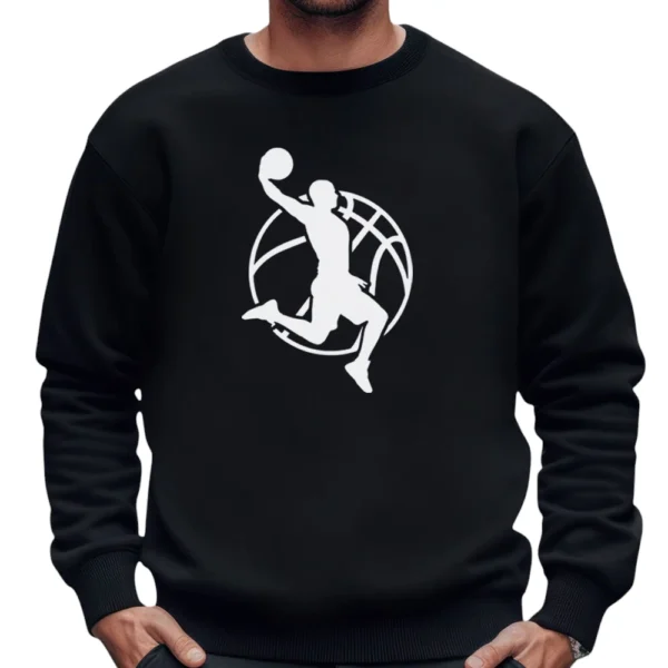 Life Is Basketball Sweatshirts - Black