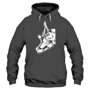 Hockey Shoes Hoodie – DarkGrey