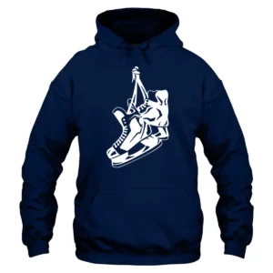 Hockey Shoes Hoodie – Navy