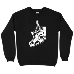 Hockey Shoes Sweatshirt – Black