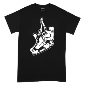 Hockey Shoes TShirt – Black