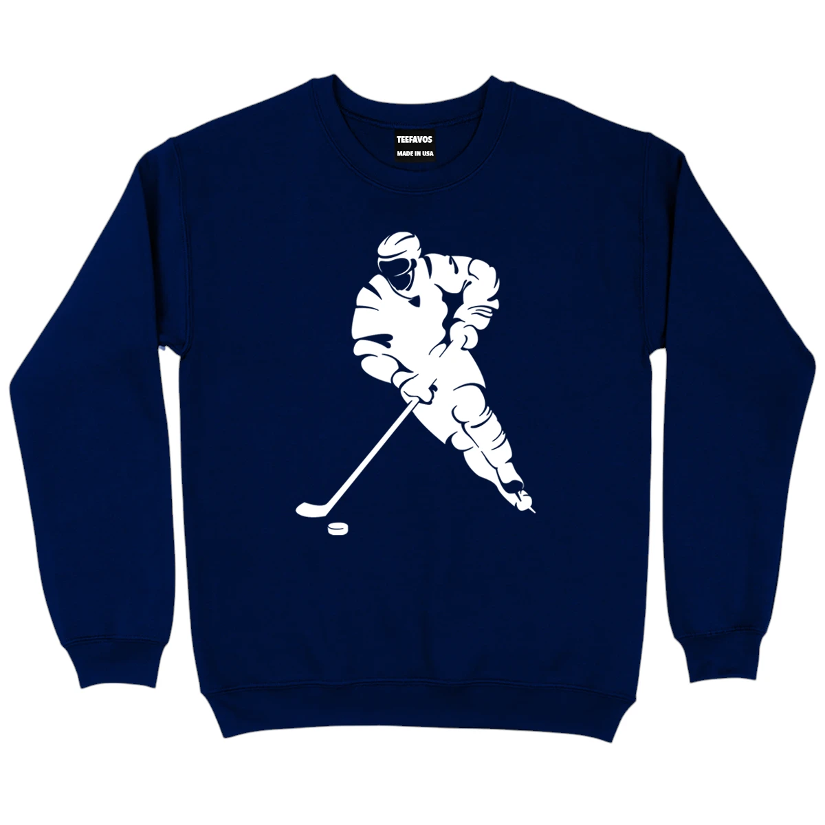 I Love Playing Hockey Sweatshirt – Navy I Love Playing Hockey Sweatshirt – Navy