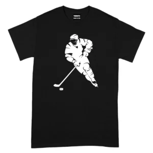 I Love Playing Hockey TShirt – Black
