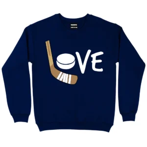 Love Hockey Sweatshirt – Navy