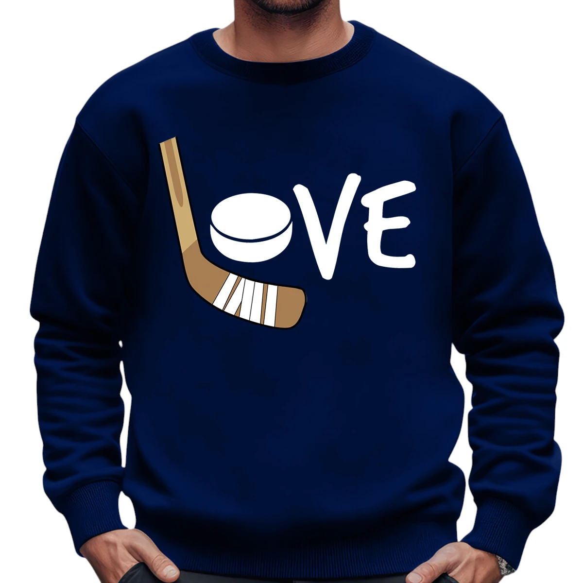 Love Hockey Sweatshirt – Navy Love Hockey Sweatshirt – Navy