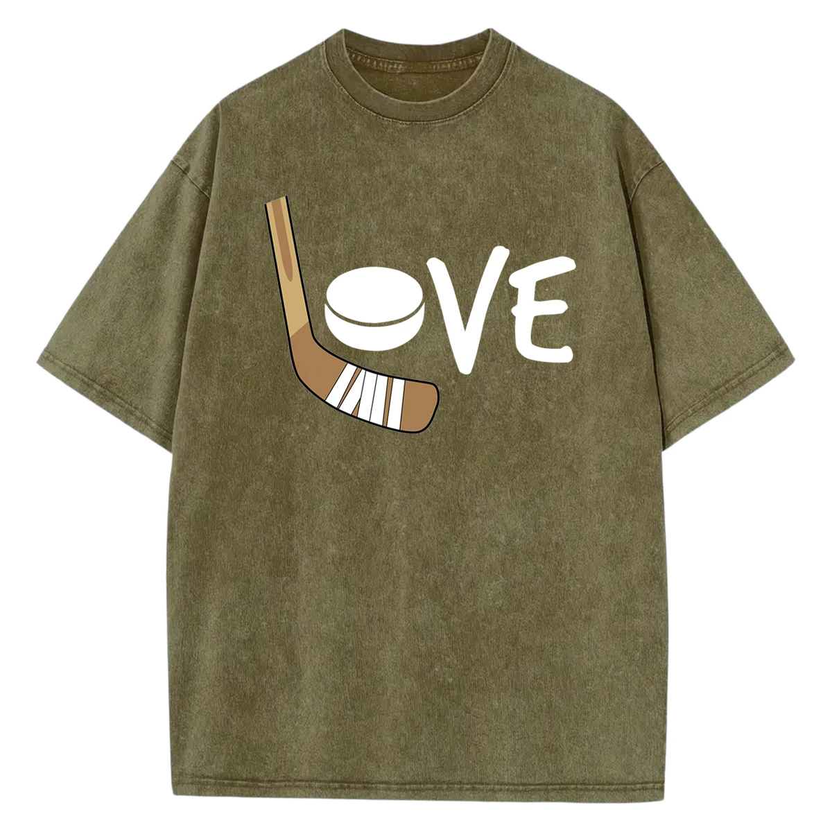 Love Hockey Washed Tshirts Love Hockey Washed Tshirts